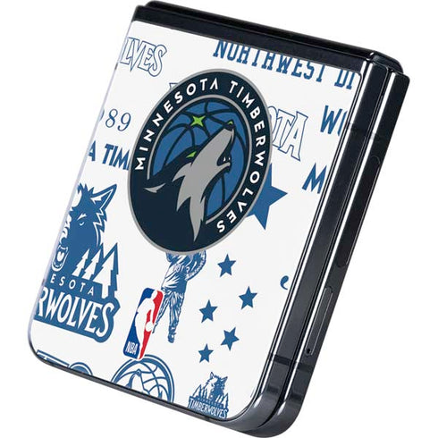 NBA Minnesota Timberwolves Historic Blast Galaxy Z Flip5 5G Skin